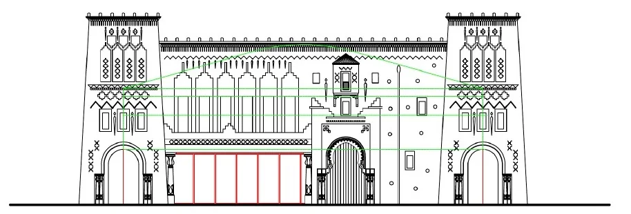 Façade principale — Kasbah Palmeria
